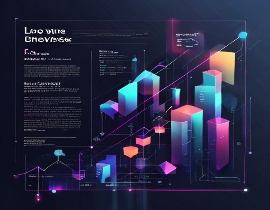 A sleek vector infographic illustrating the flow from low CTRs and high RTO rates to optimized listings using ClaraVerse methodologies, showing a significant boost in sales and customer satisfaction.