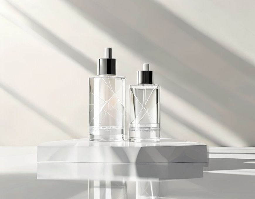 Visual breakdown of a high-CTR Flipkart Hero Image vs. standard image, detailing lighting angles, RGB values, and shadow depth requirements for skincare packaging, sleek vector style, high contrast, clean studio design