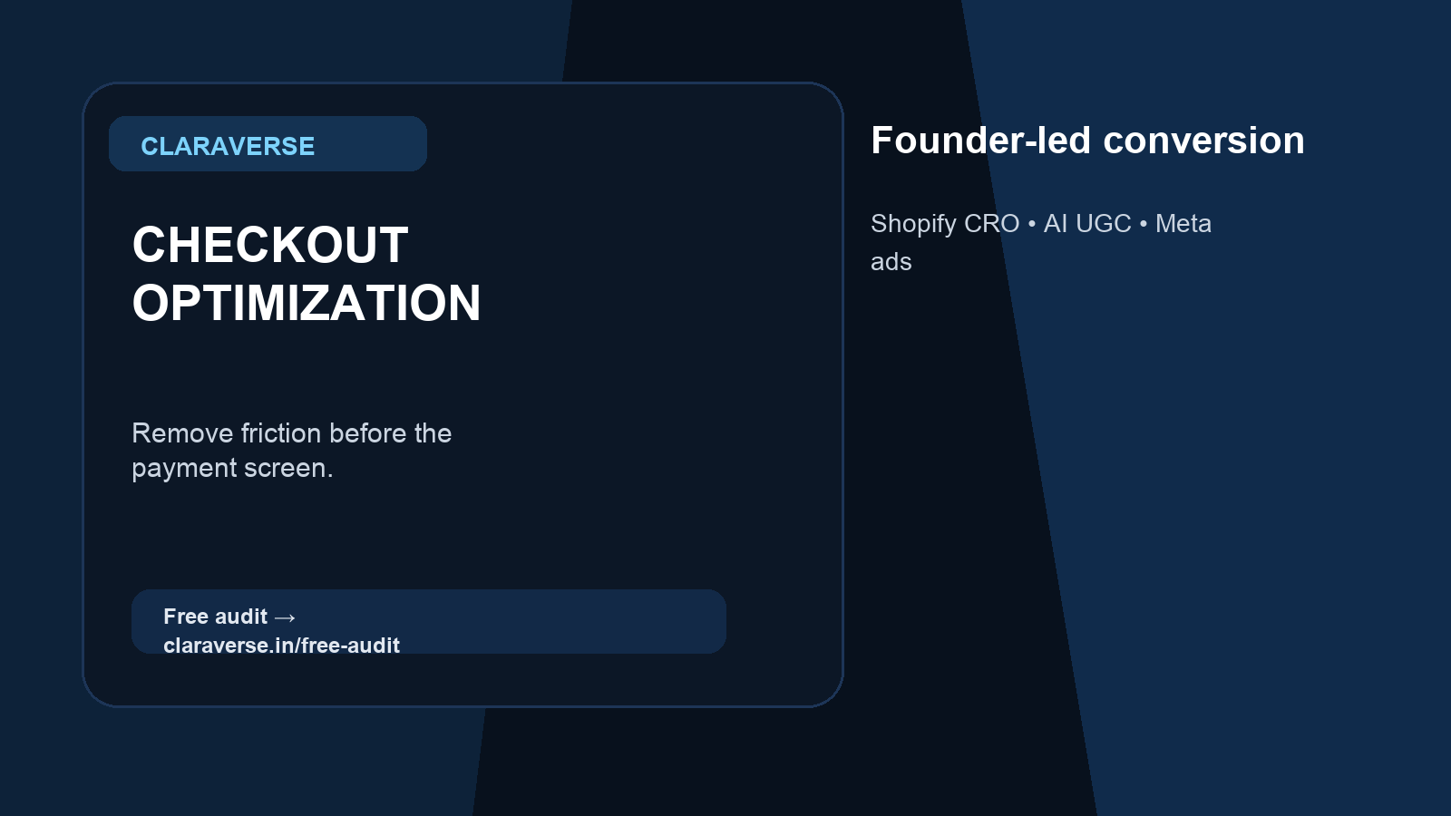 Checkout Optimization hero