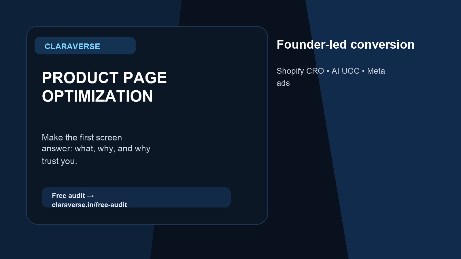 Product Page Optimization hero
